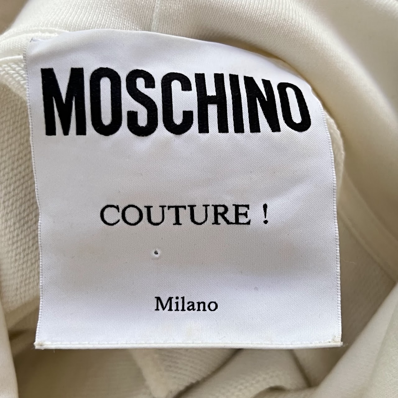 Moschino Couture Cropped Hoodie