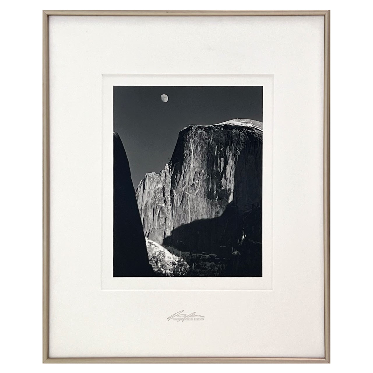 Ansel Adams 'Moon and Half Dome, Yosemite' Special Edition Photograph