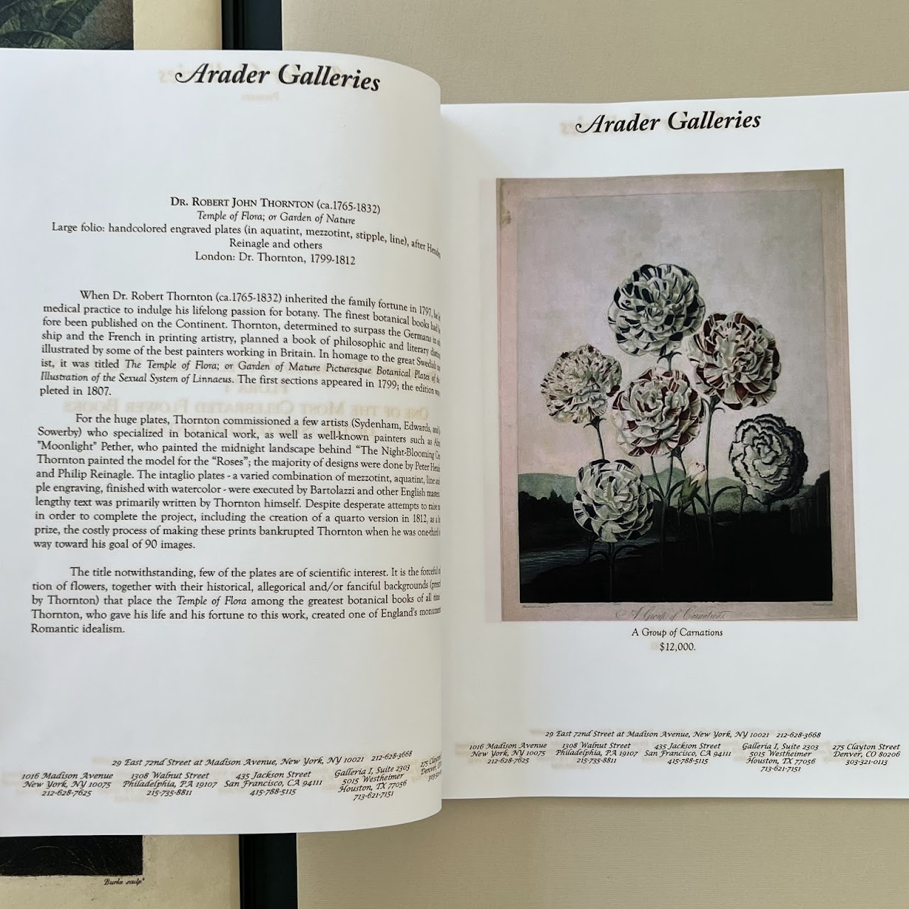 'The Temple of Flora: The Complete Plates' First Edition