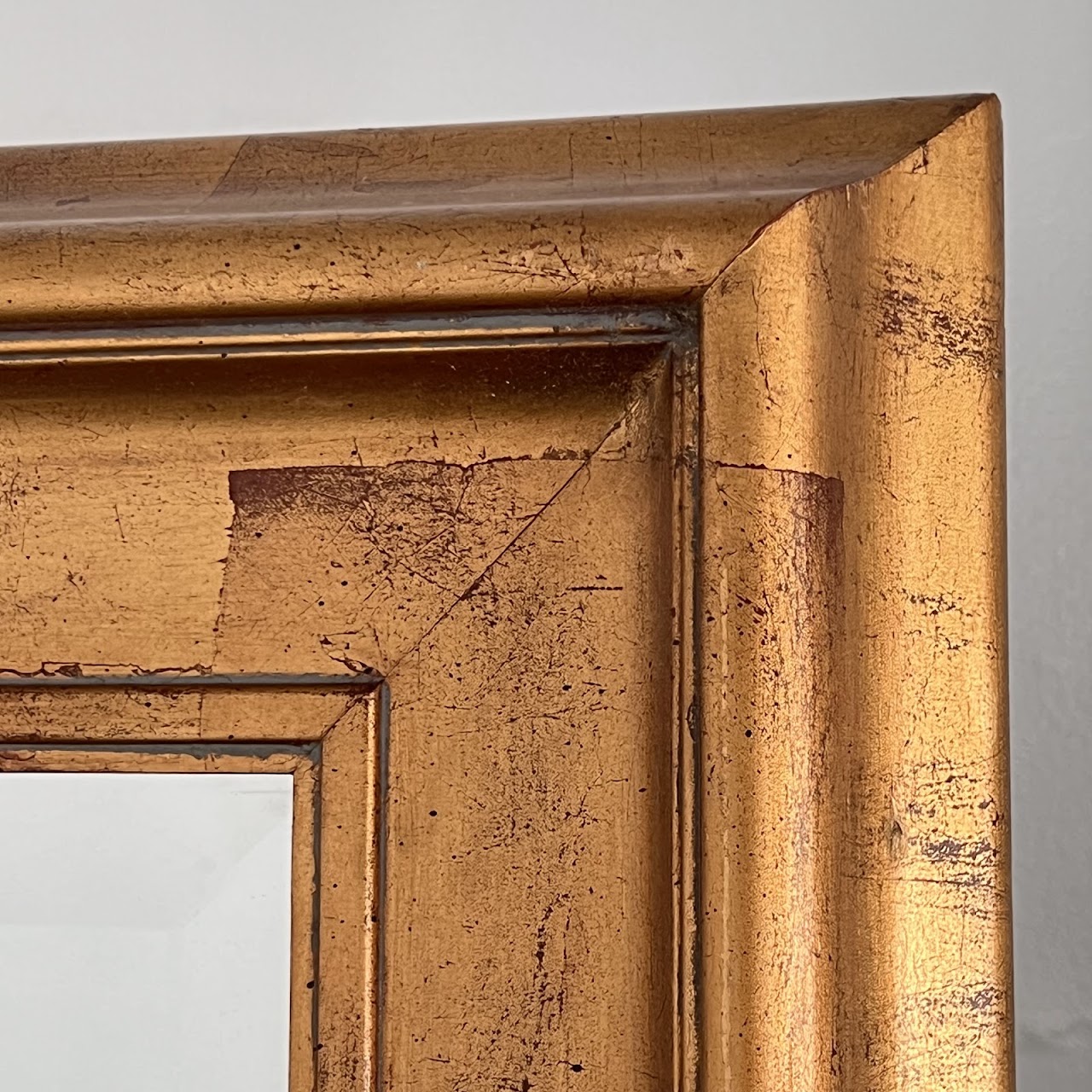 Gold Finished Large Mantel Mirror