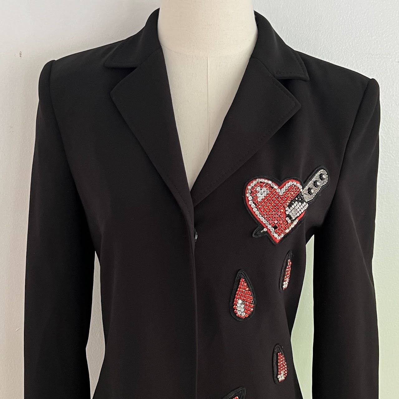 Moschino Couture Bleeding Heart Jacket