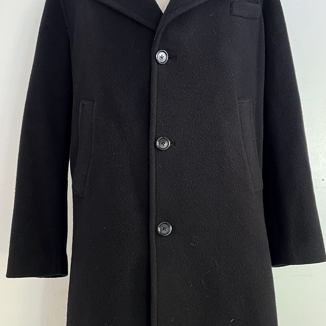 Moschino Couture Virgin Wool-Blend Coat