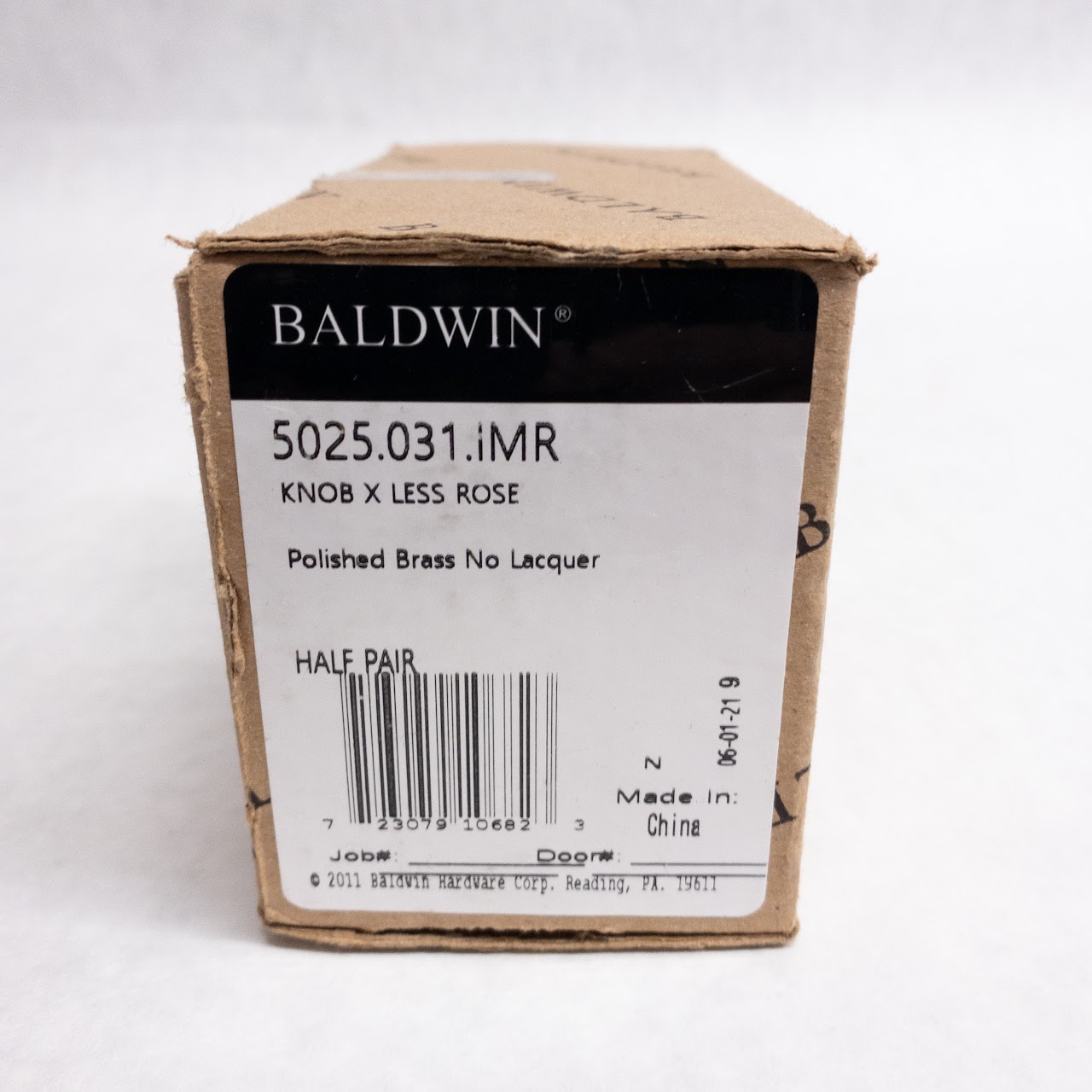 Baldwin Brass Doorknob Pair