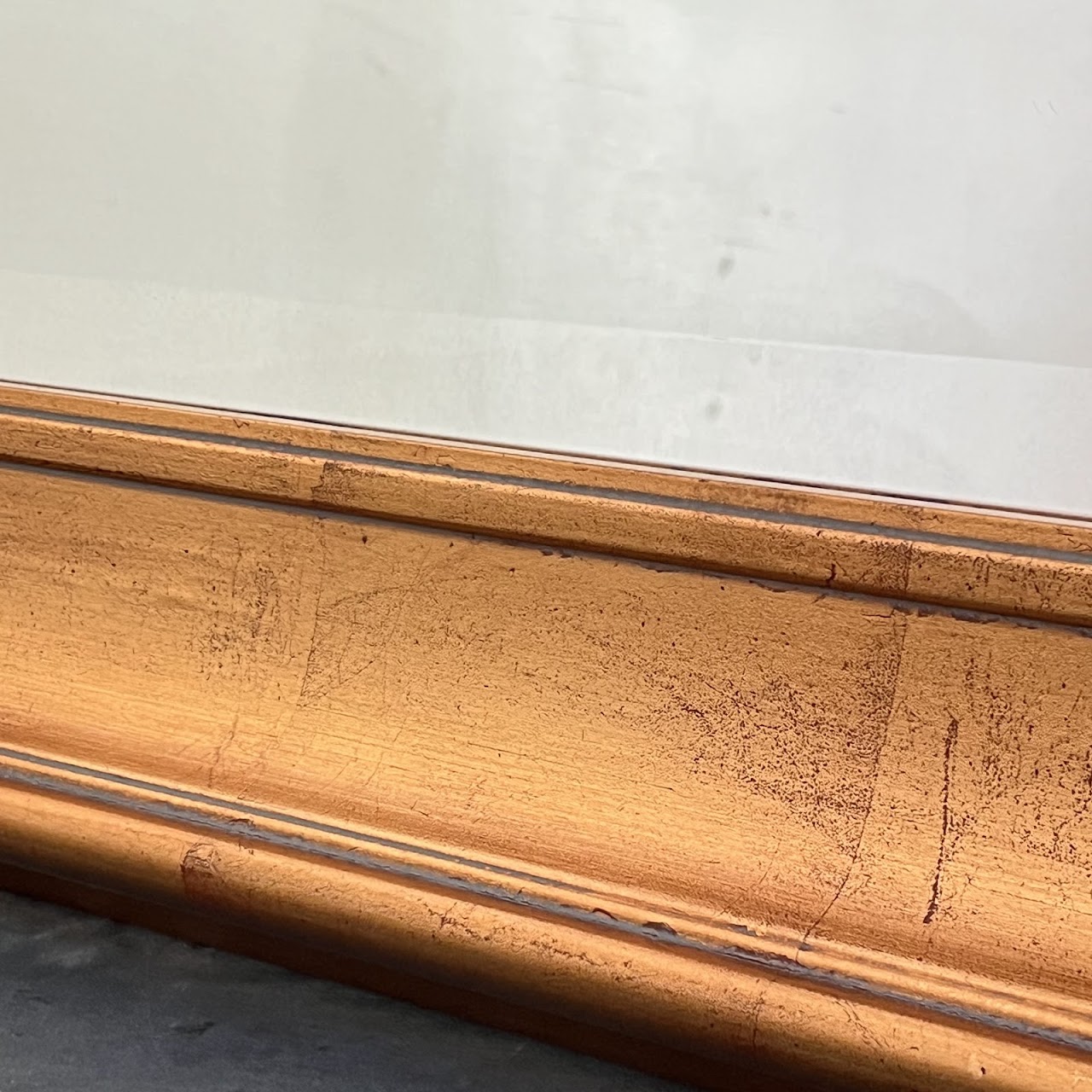 Gold Finished Large Mantel Mirror