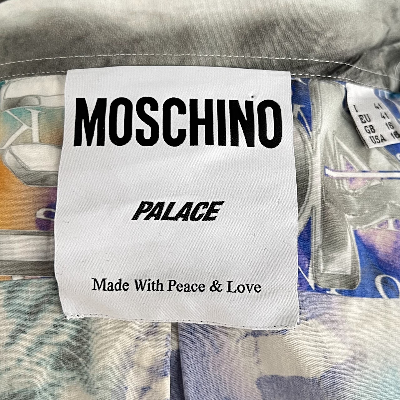 Moschino x Palace Graphic Button-Down Shirt