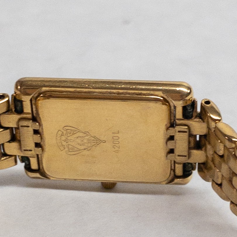 Gucci Gold-Tone Square Watch