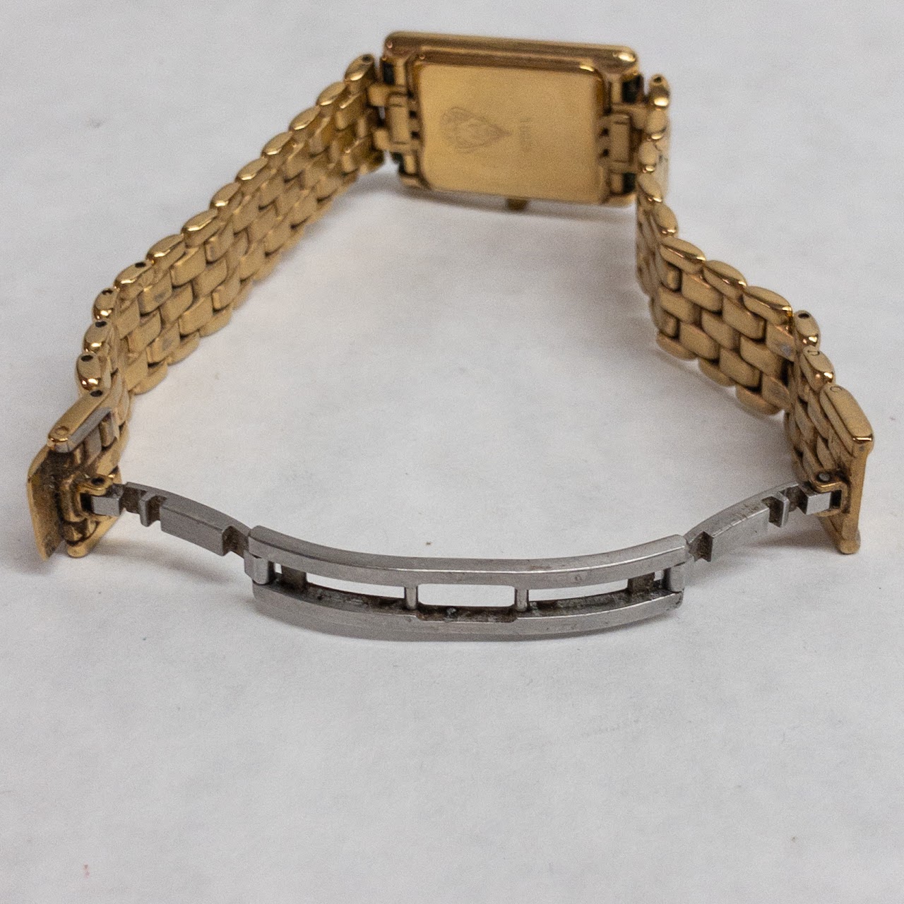 Gucci Gold-Tone Square Watch