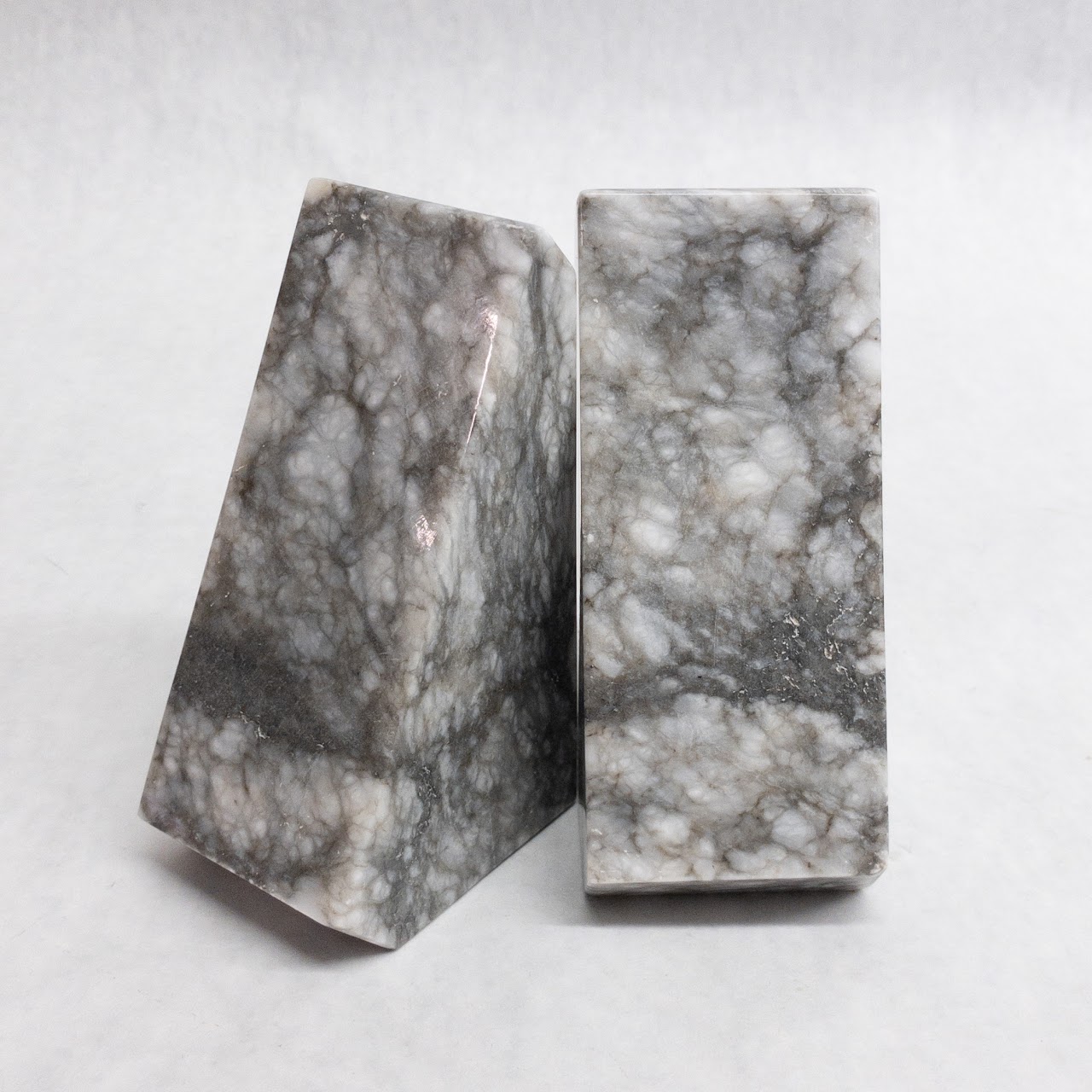 Vintage Italian Marble Bookends