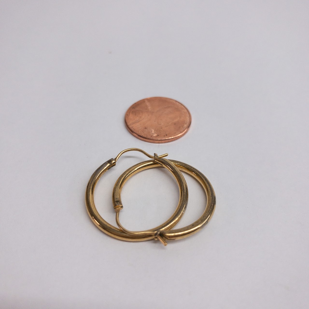 Monet 9K Gold Hoop Earrings