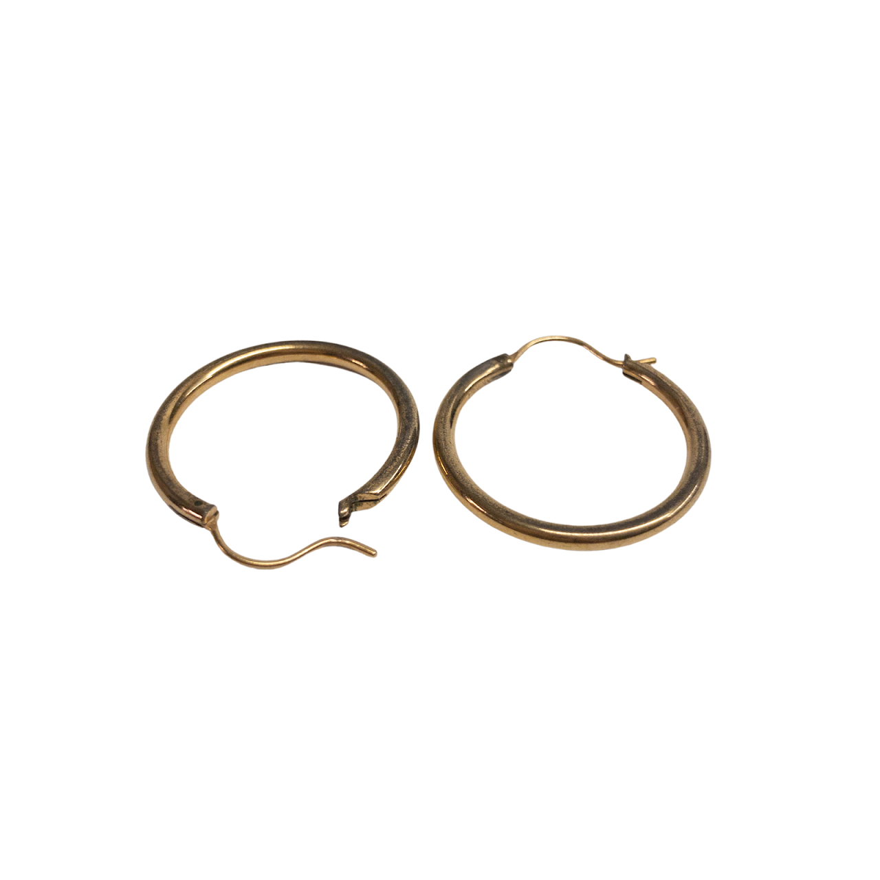 Monet 9K Gold Hoop Earrings