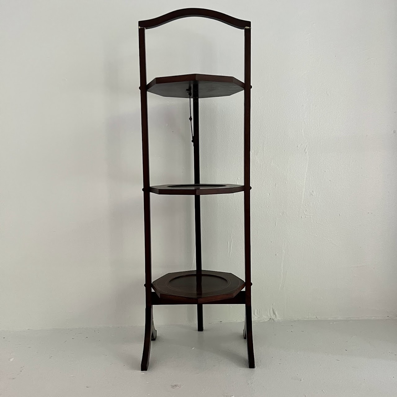 Edwardian Style Mahogany Cake Stand