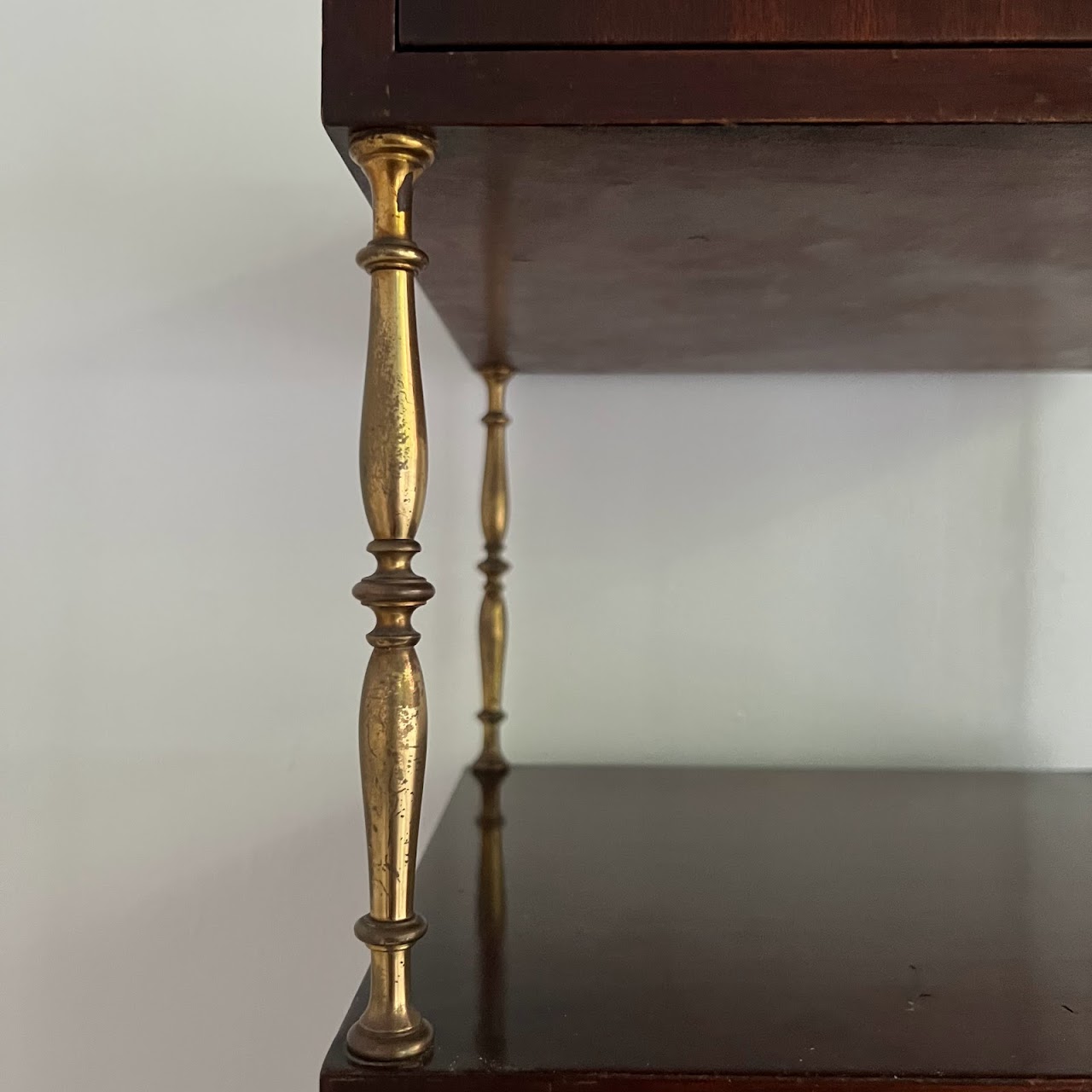 Inlaid Mahogany Nightstand