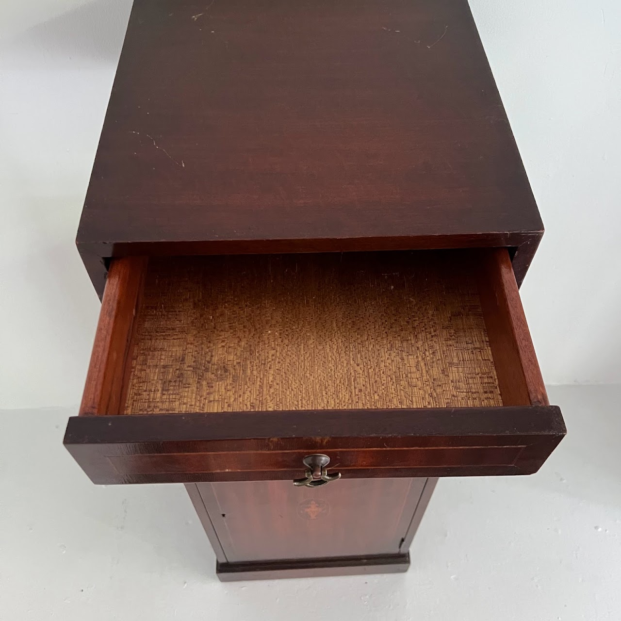 Inlaid Mahogany Nightstand