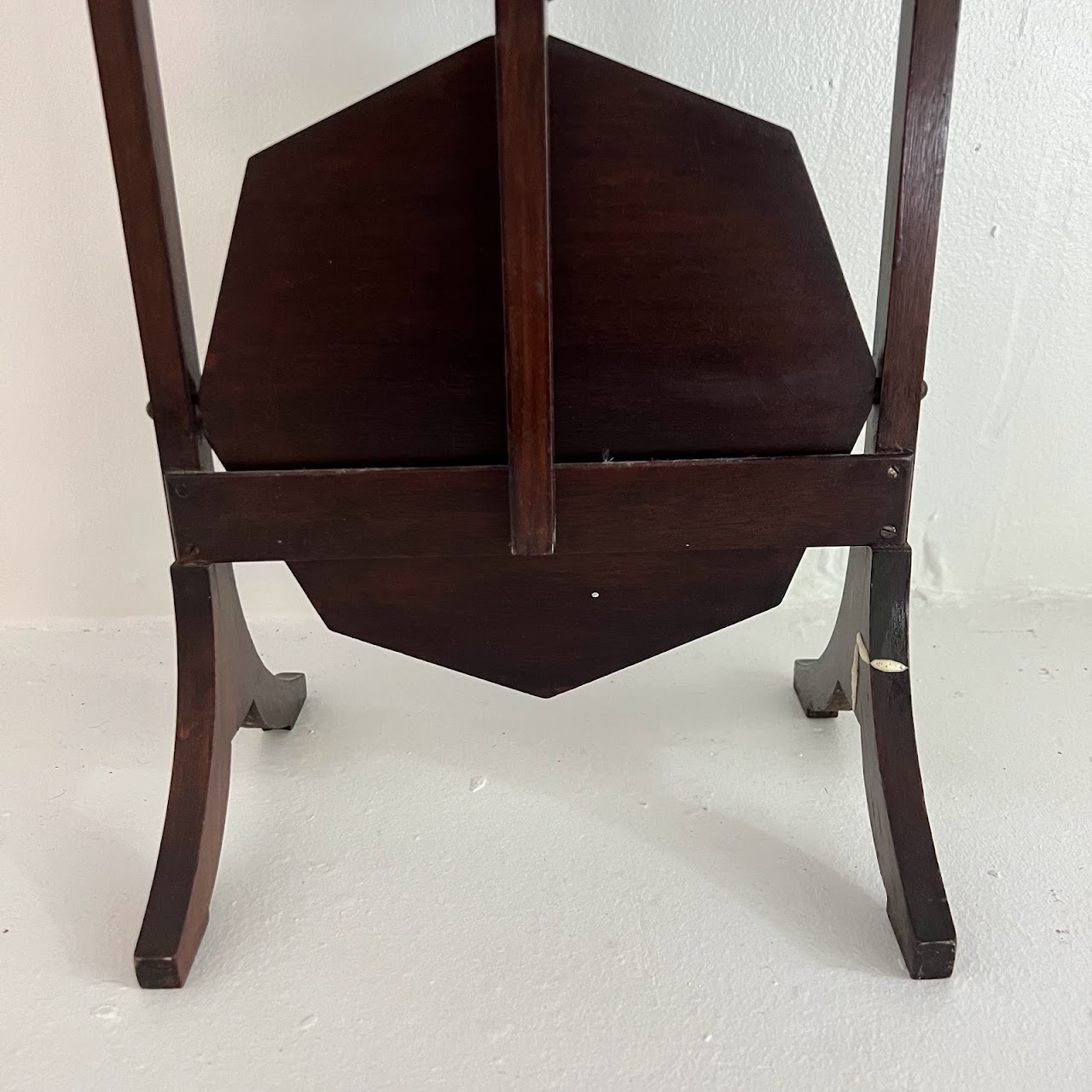 Edwardian Style Mahogany Cake Stand