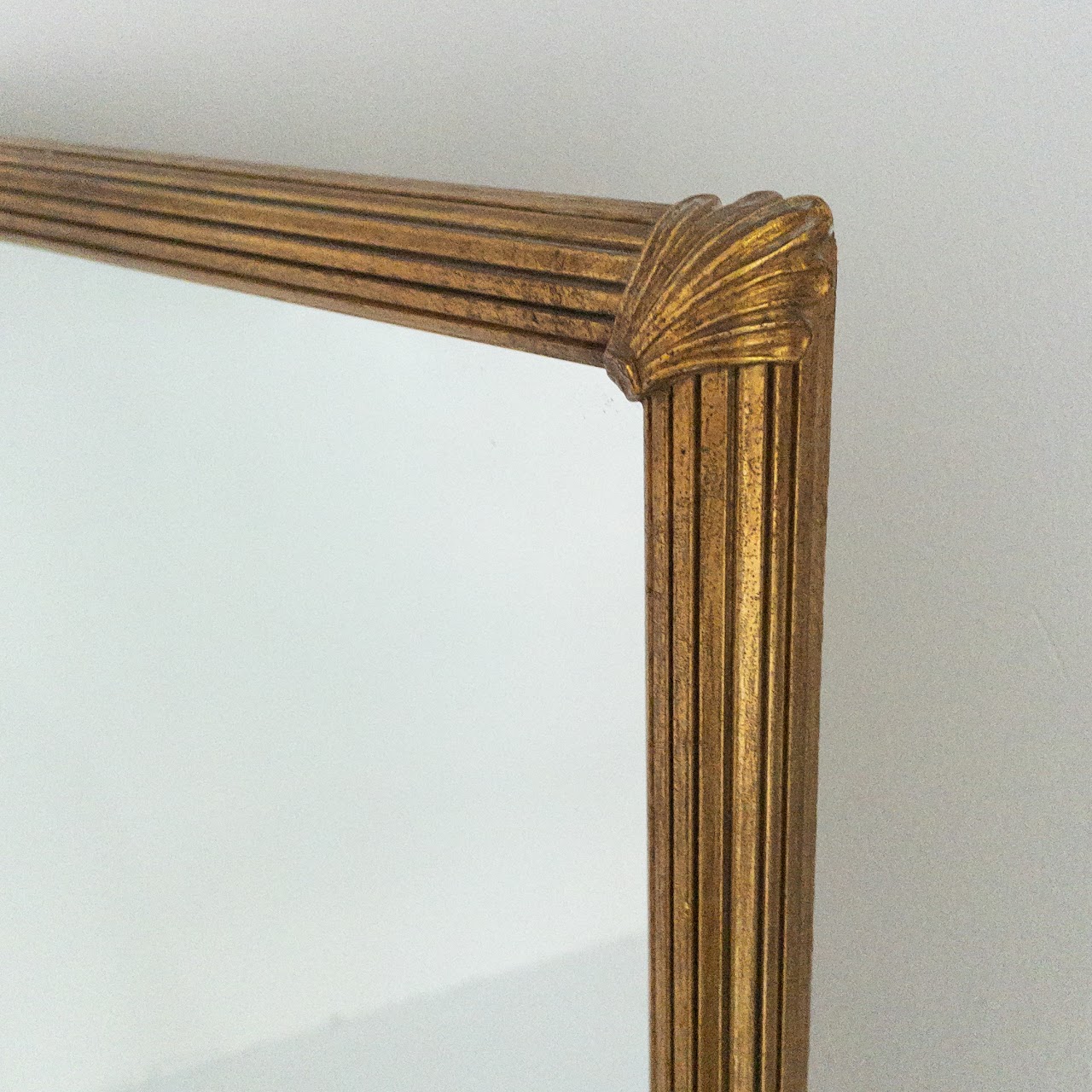 Regency Style Reeded Giltwood Mirror