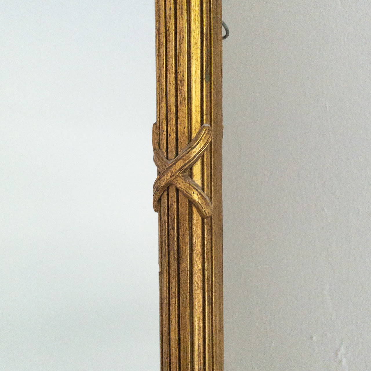 Regency Style Reeded Giltwood Mirror