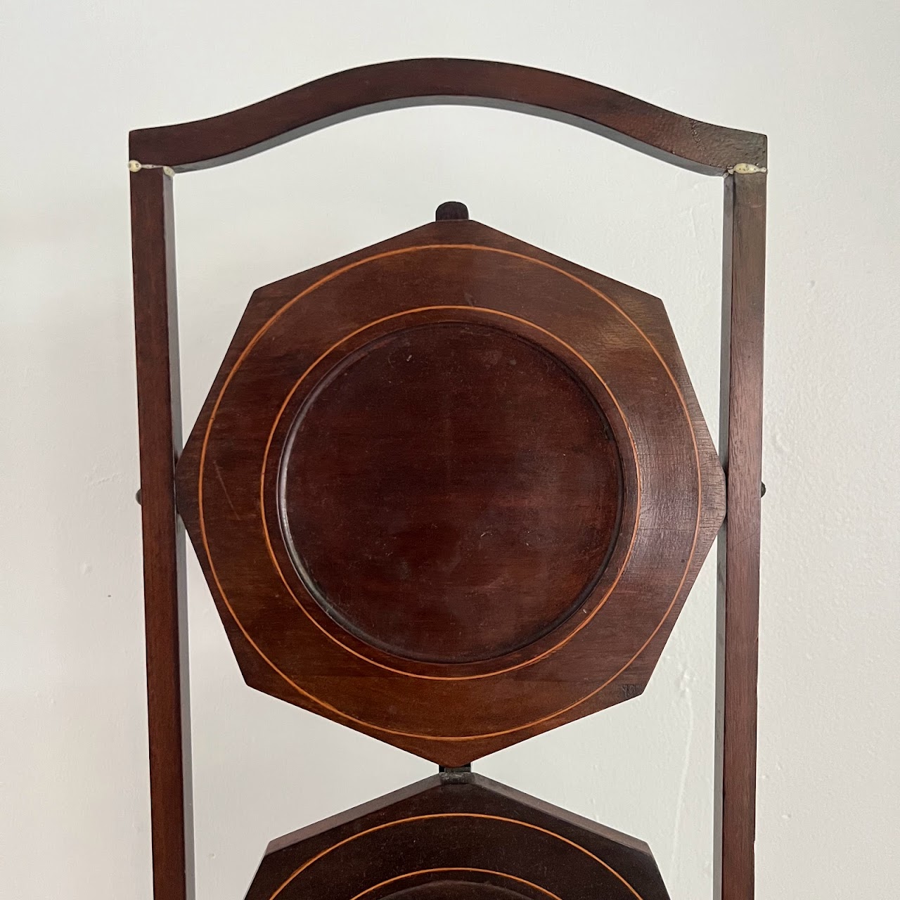 Edwardian Style Mahogany Cake Stand