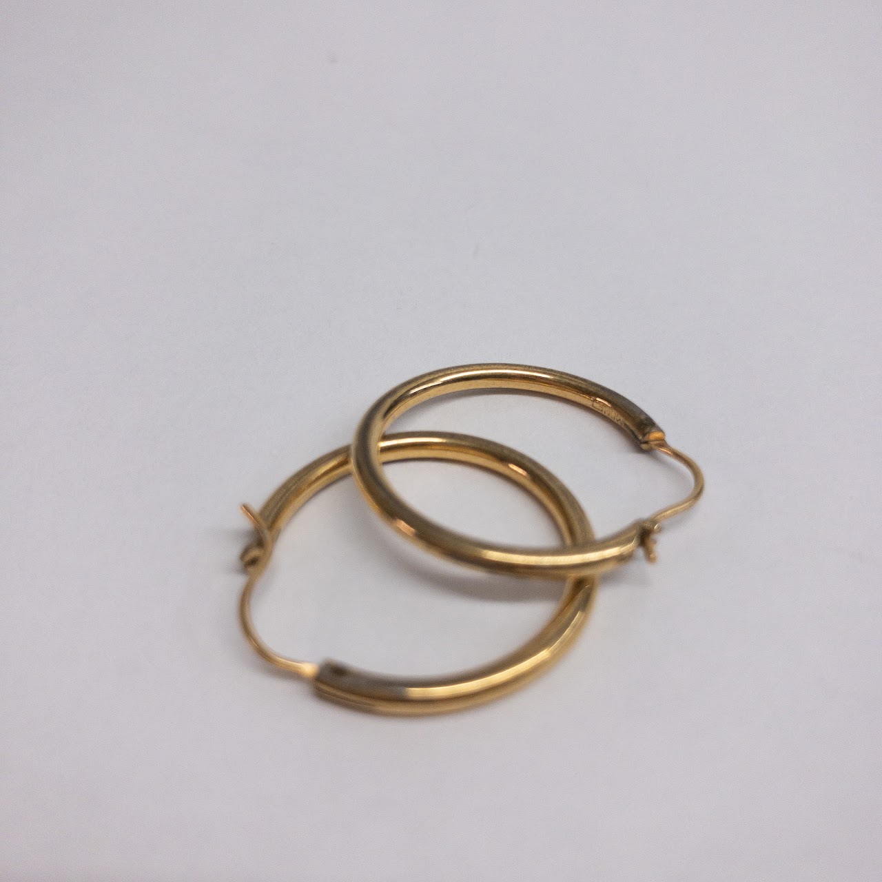 Monet 9K Gold Hoop Earrings