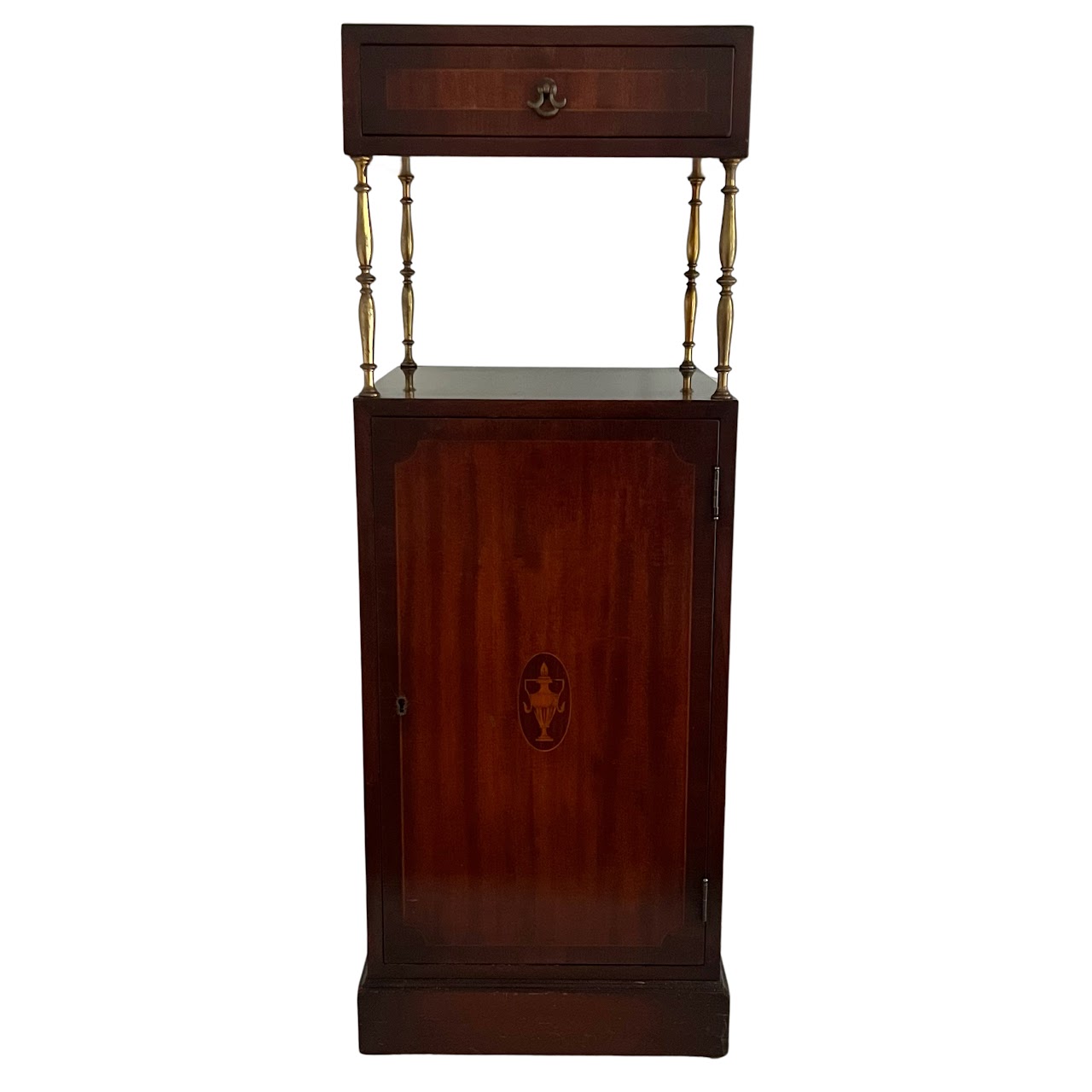 Inlaid Mahogany Nightstand