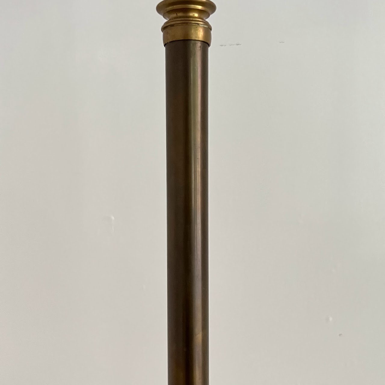 Vintage Brass Pharmacy Style Floor Lamp