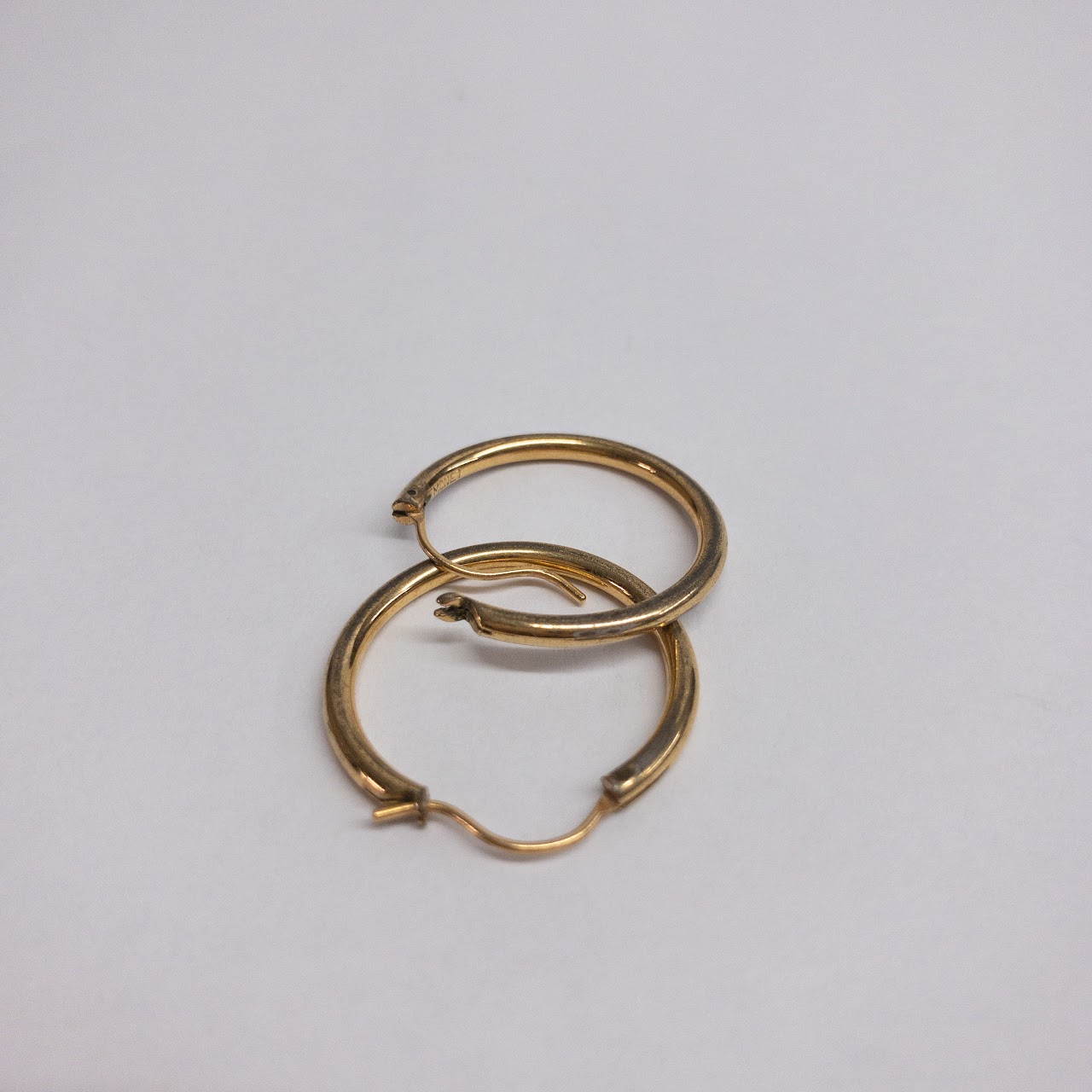 Monet 9K Gold Hoop Earrings