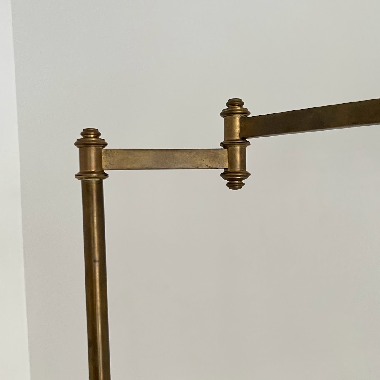 Vintage Brass Pharmacy Style Floor Lamp