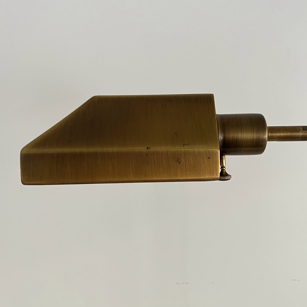 Contemporary Brass Pharmacy Style Floor Lamp