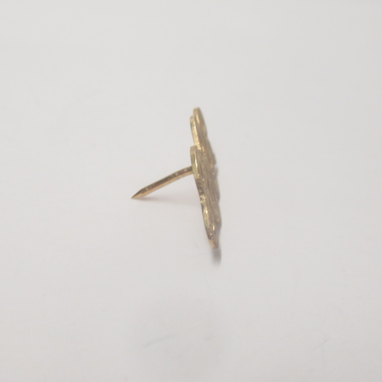 14K Gold Initials Tie  Pin