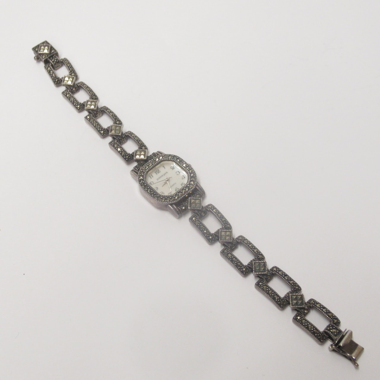 Judith Jack Sterling Silver & Marcasite Watch