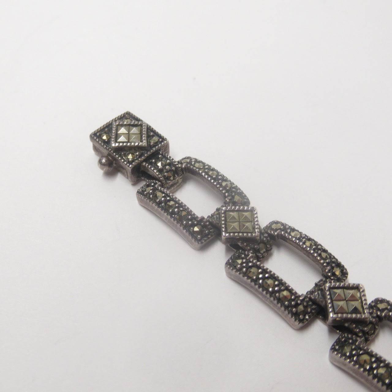 Judith Jack Sterling Silver & Marcasite Watch