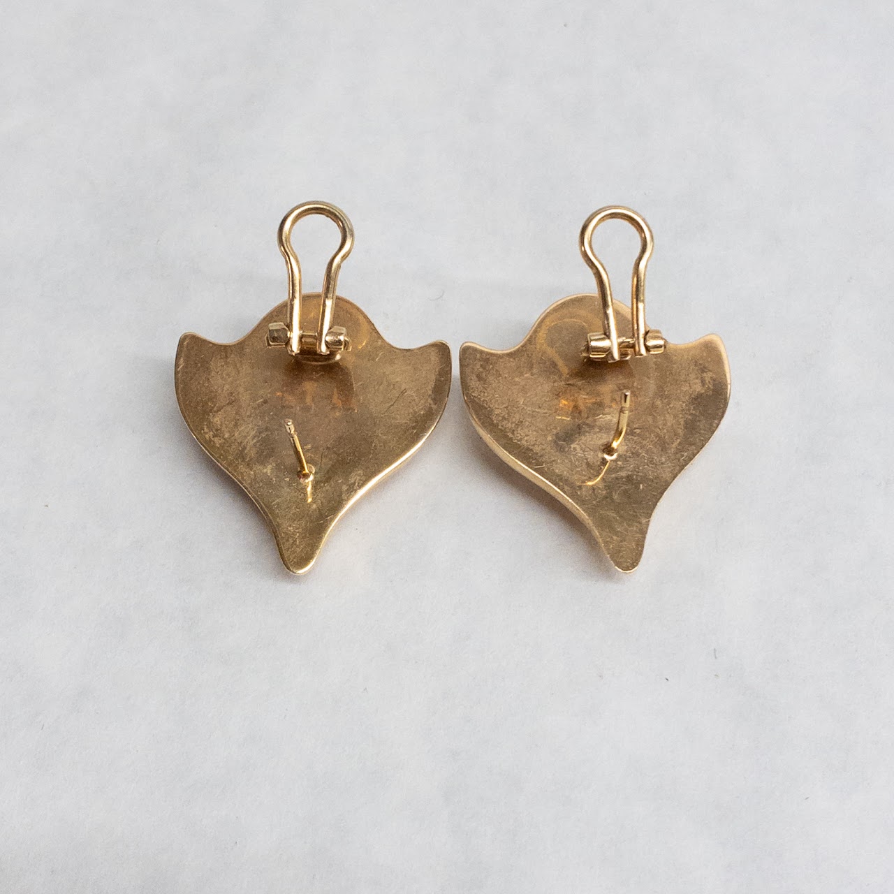 14K Gold Deco Style Earrings