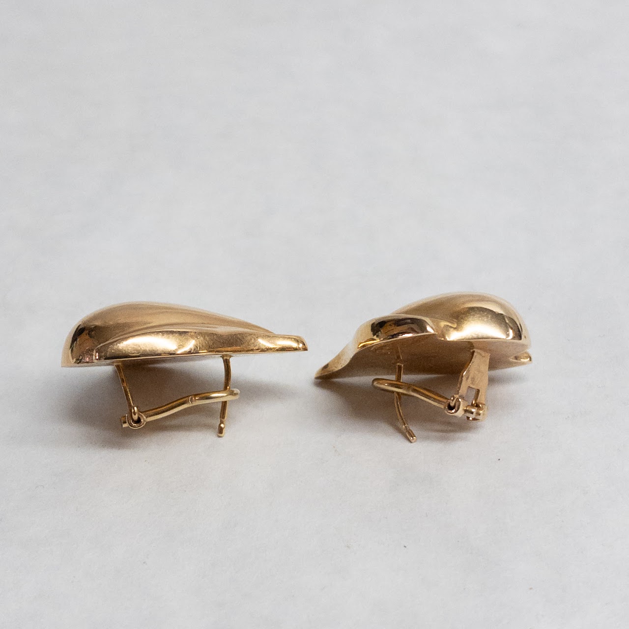 14K Gold Deco Style Earrings