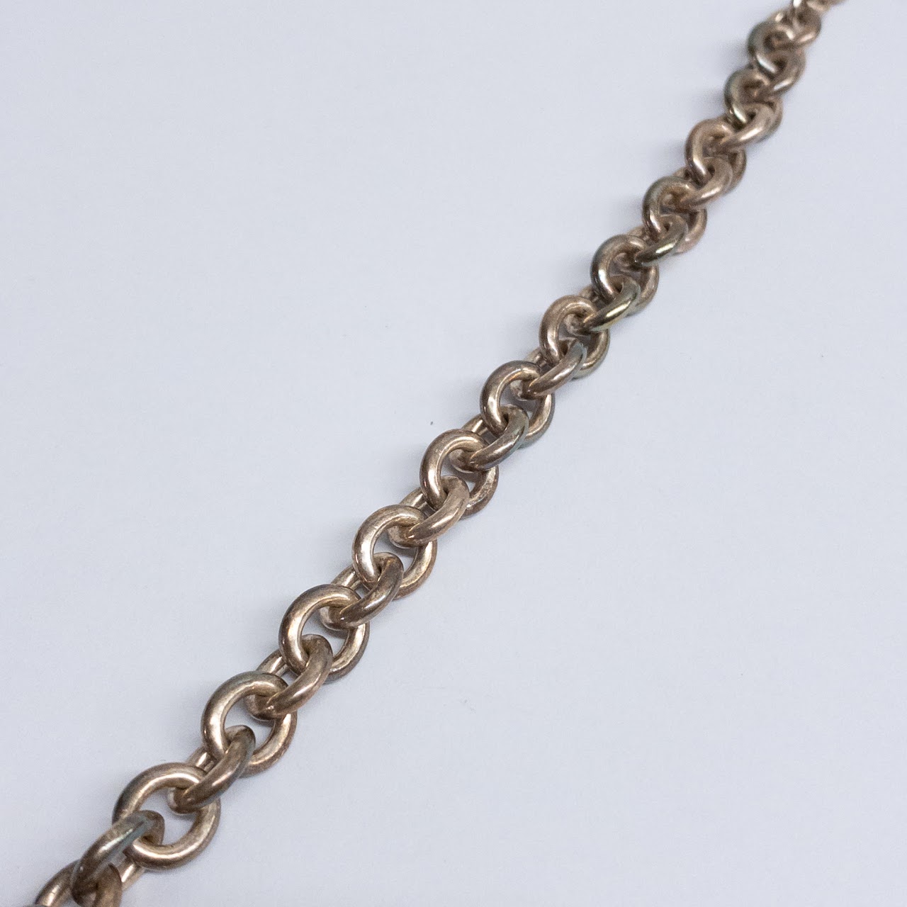 T & Co Sterling Silver 1837 Toggle Chain Bracelet