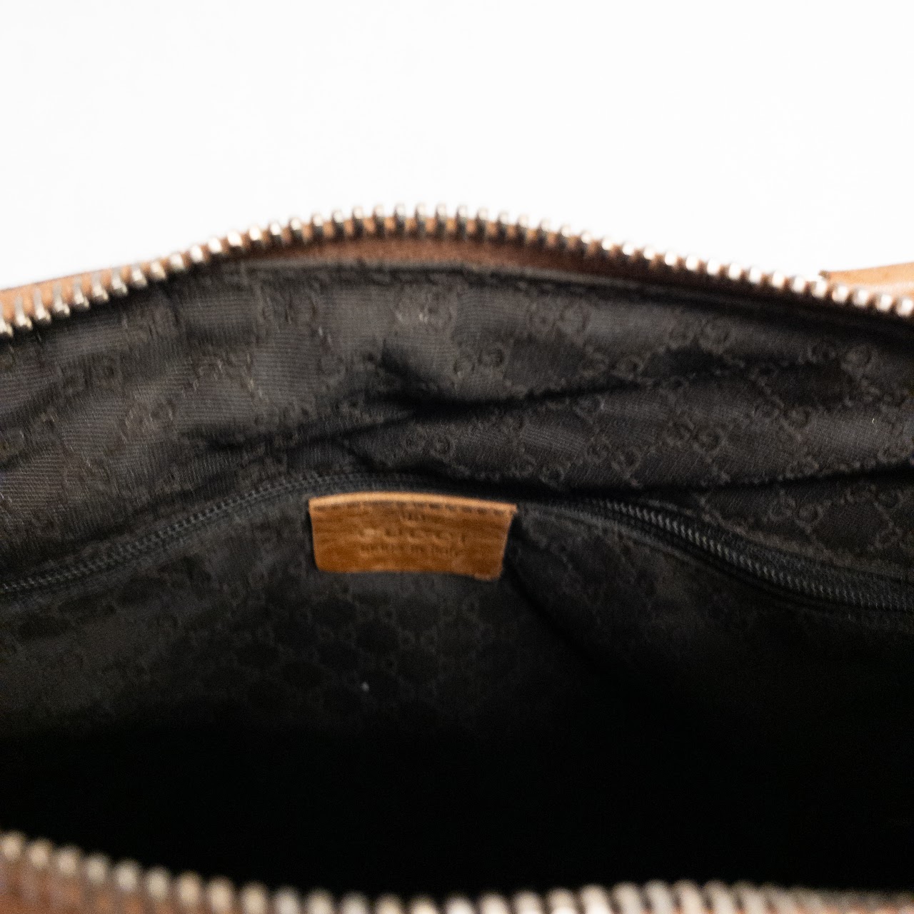 Gucci Vintage Leather Boston Handbag