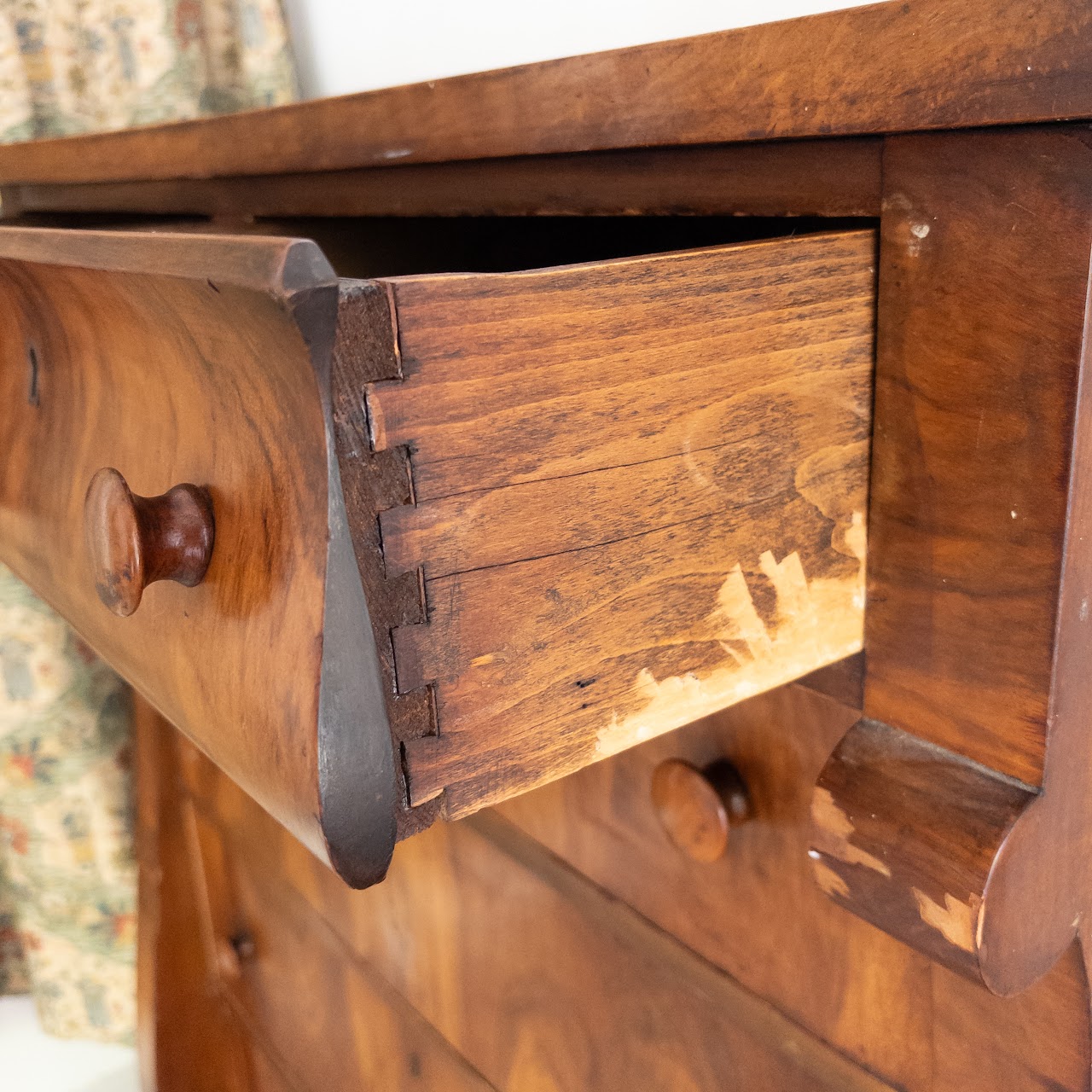 Empire Style Vintage High Boy Dresser