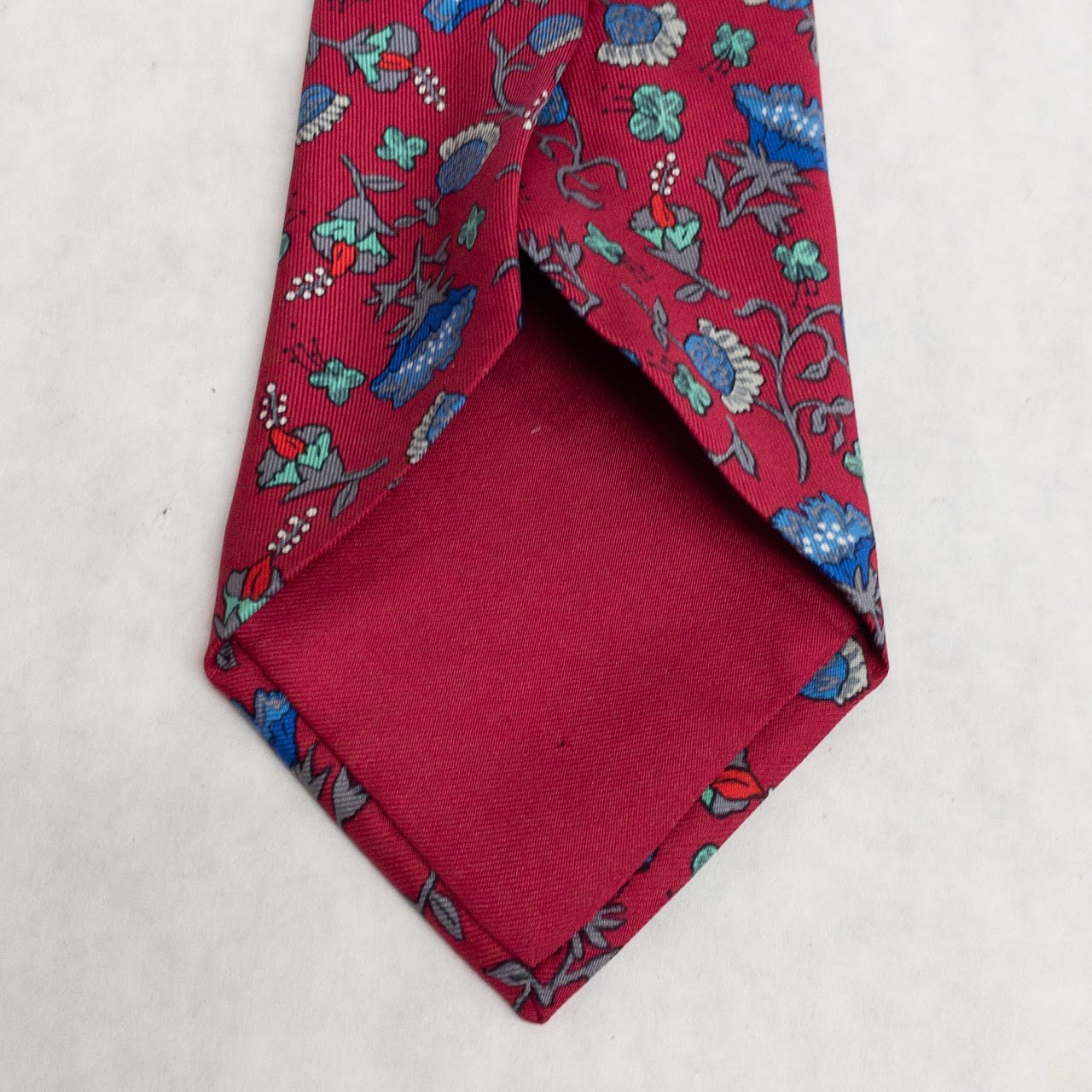 Hermès Floral Silk Tie