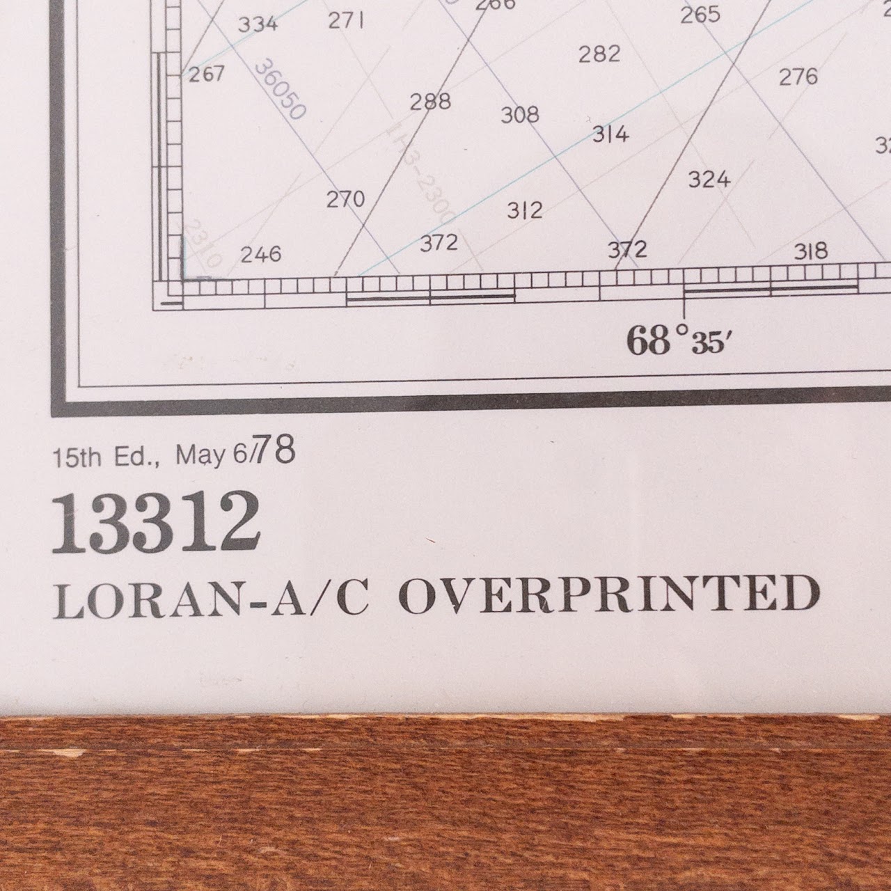 NOAA Maine Nautical & Sounding Chart 13312 Frenchman and Blue Hill Bays