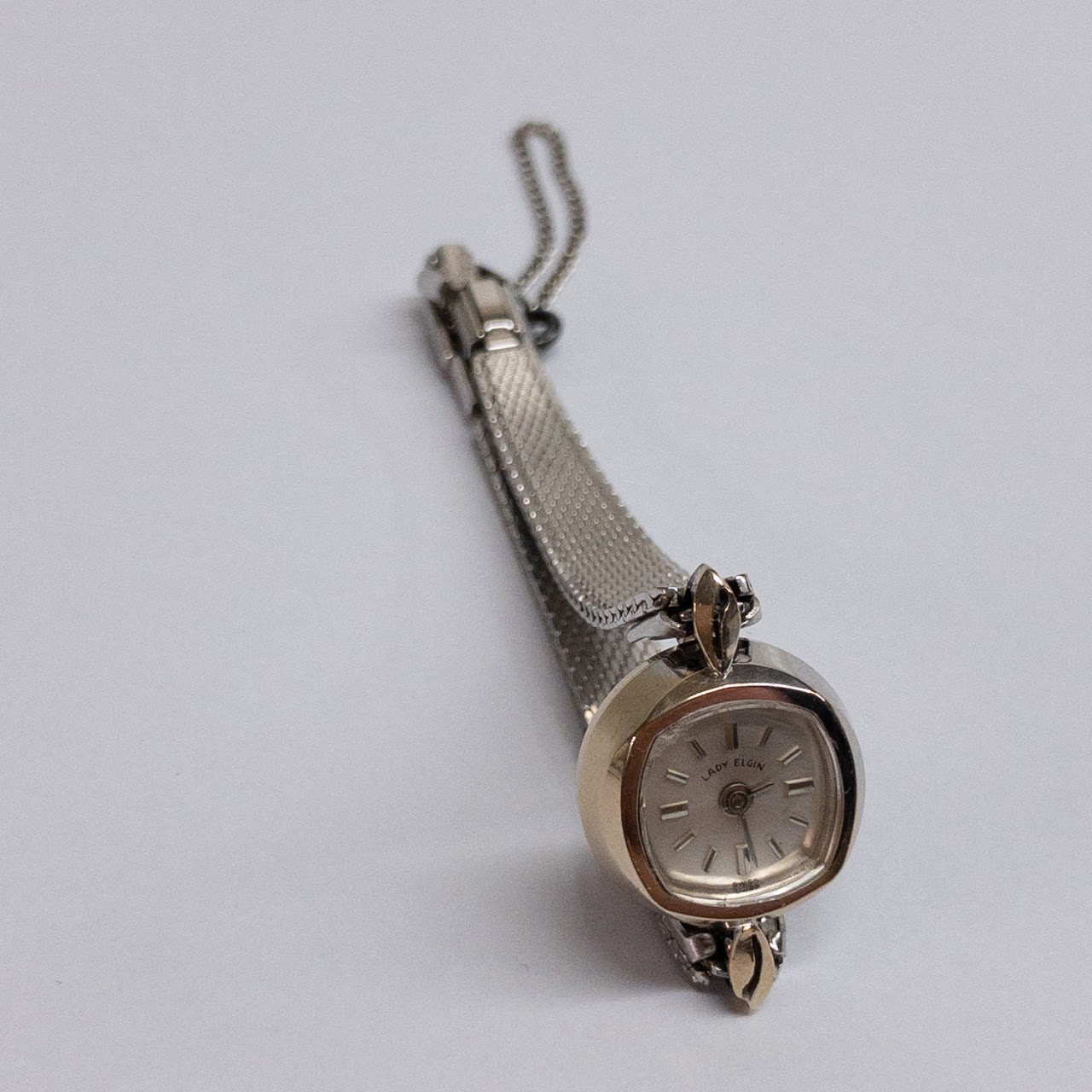 Lady Elgin 14K Gold & Stainless Steel Watch