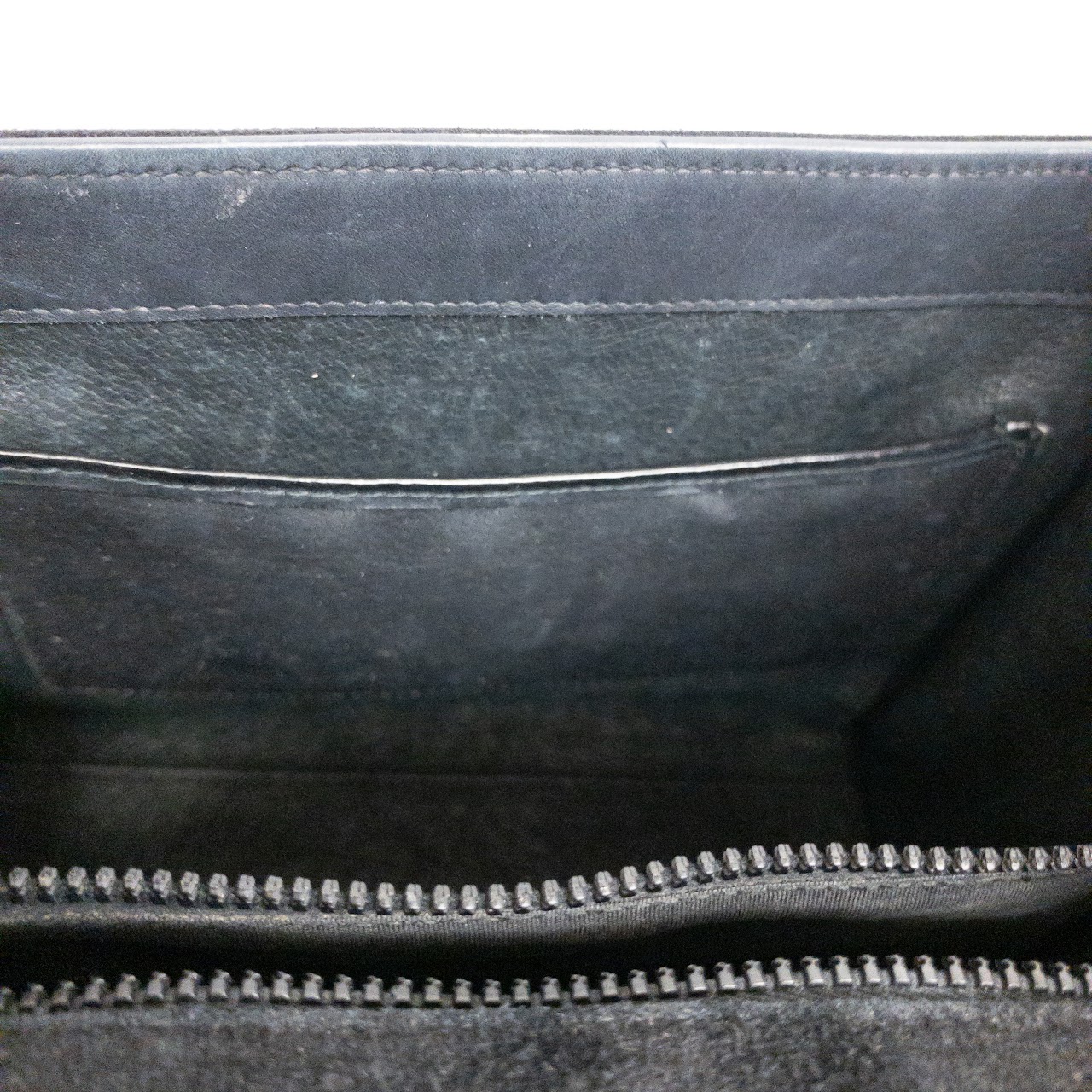 Gucci Vintage Black Suede Shoulder Bag