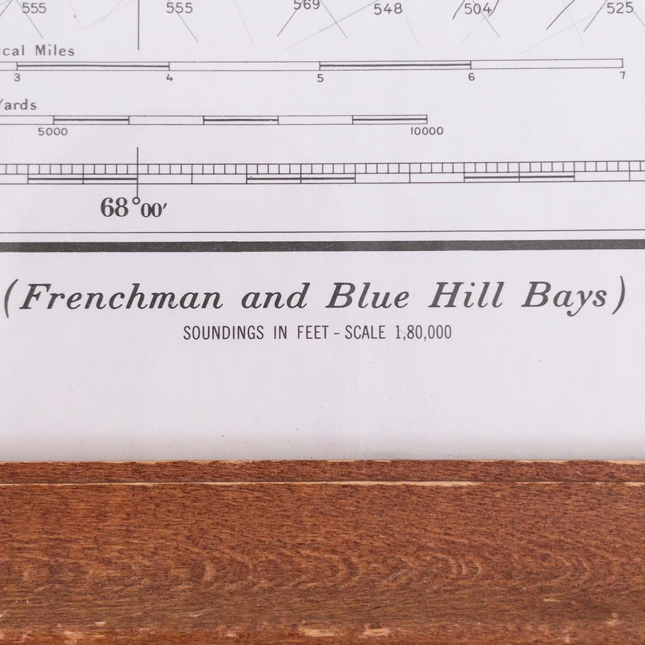 NOAA Maine Nautical & Sounding Chart 13312 Frenchman and Blue Hill Bays