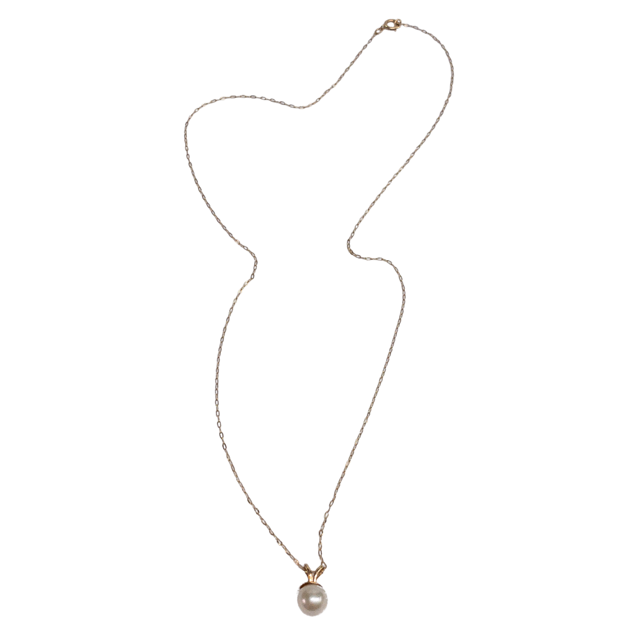 14K Gold & Pearl Necklace