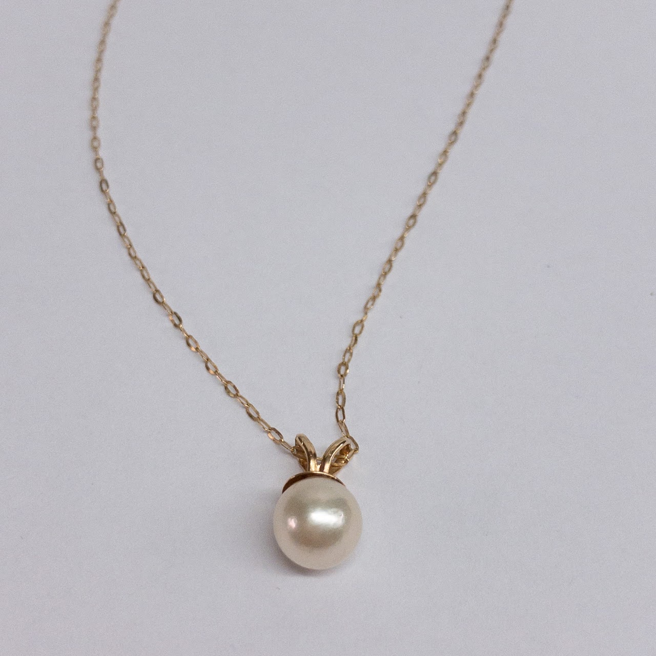 14K Gold & Pearl Necklace