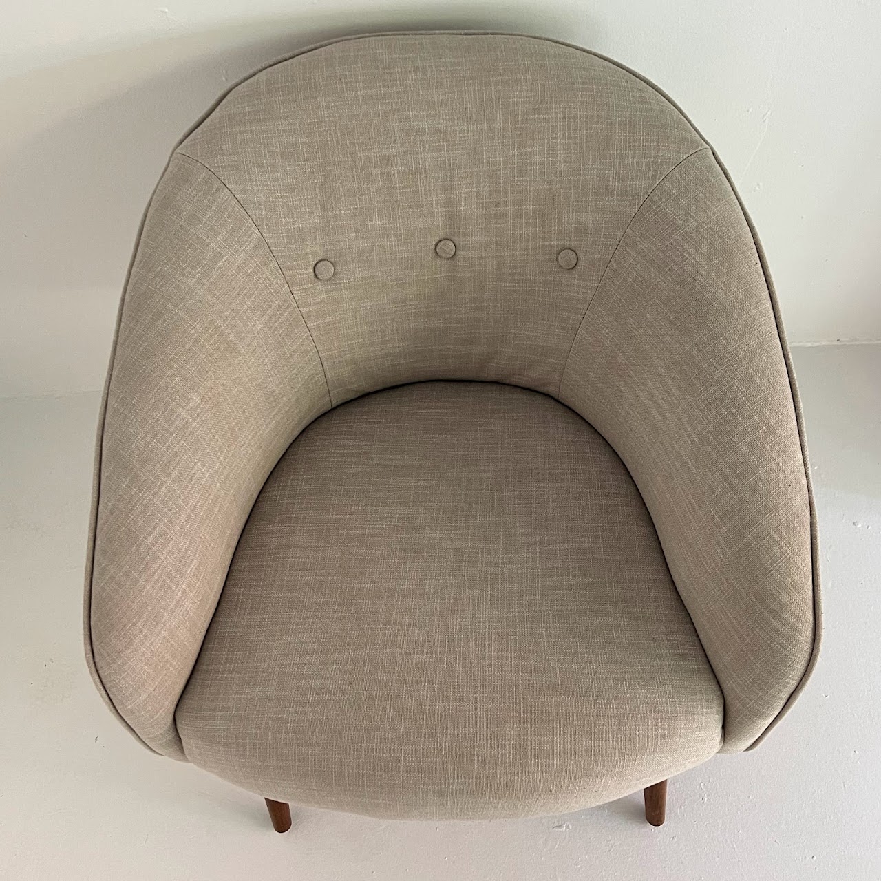 West Elm Shelter-Back Armchair