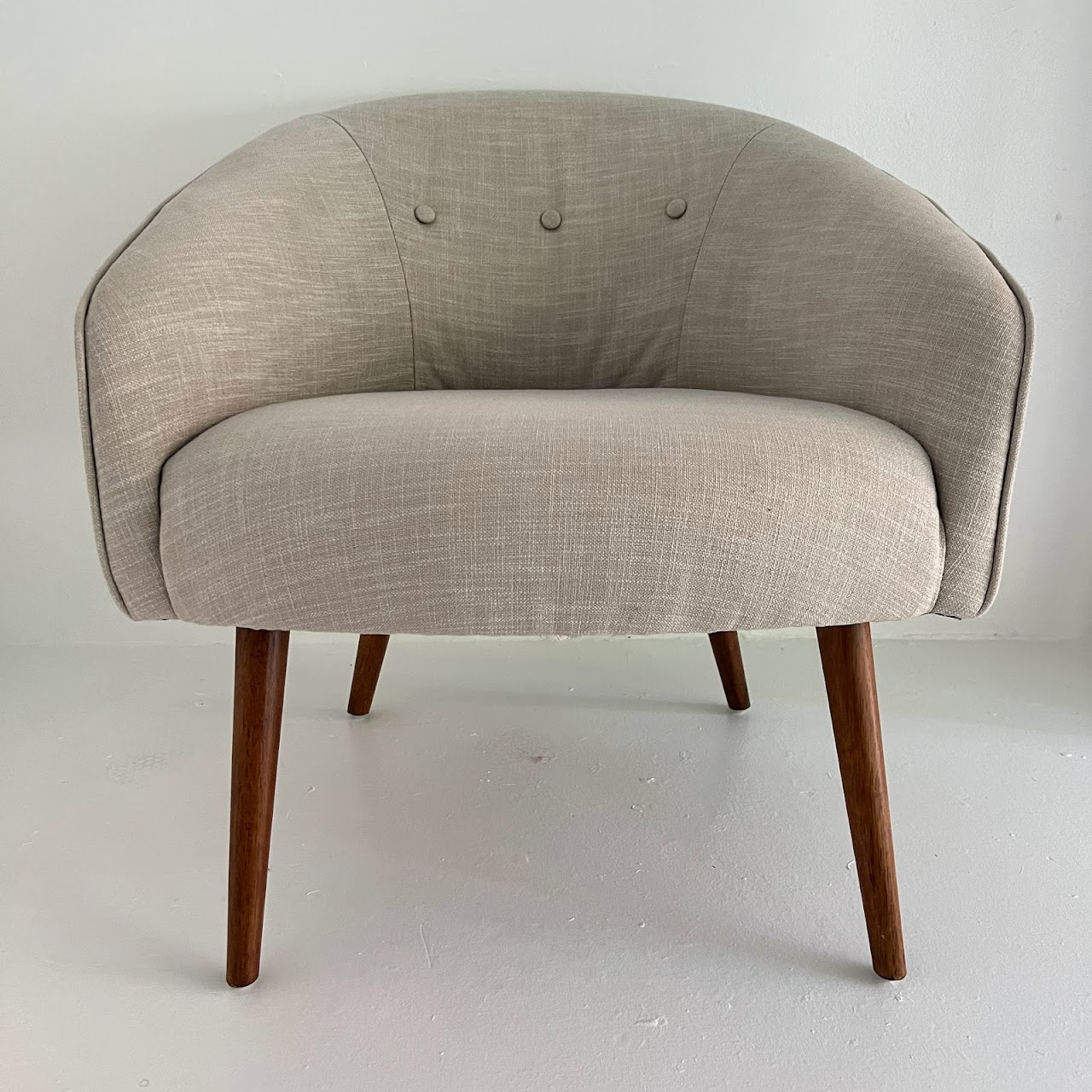 West Elm Shelter-Back Armchair