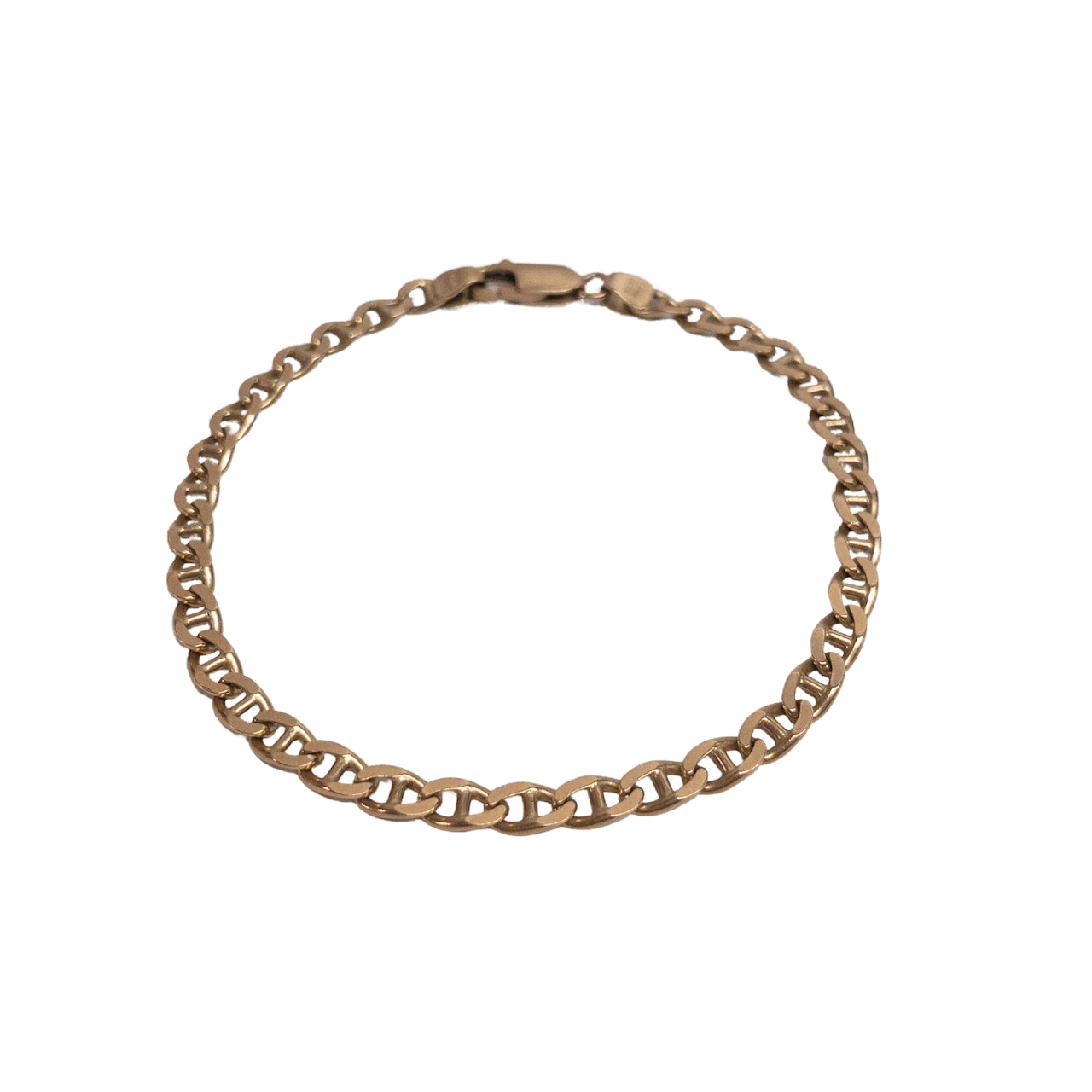 14K Gold Curb Link Bracelet