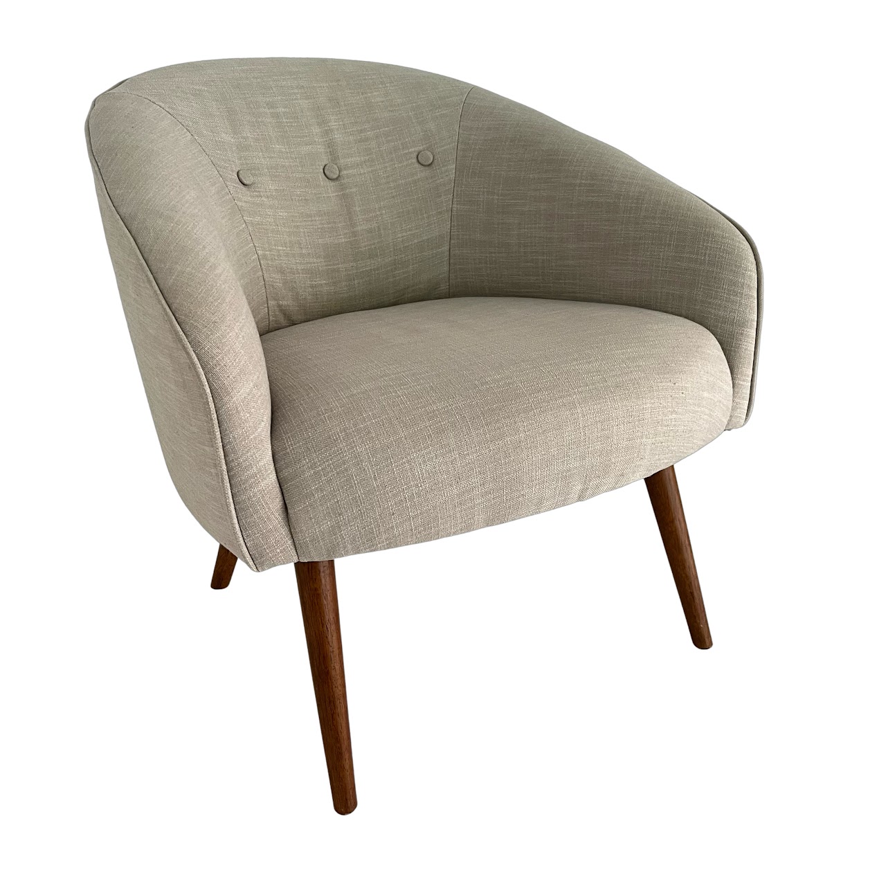 West Elm Shelter-Back Armchair