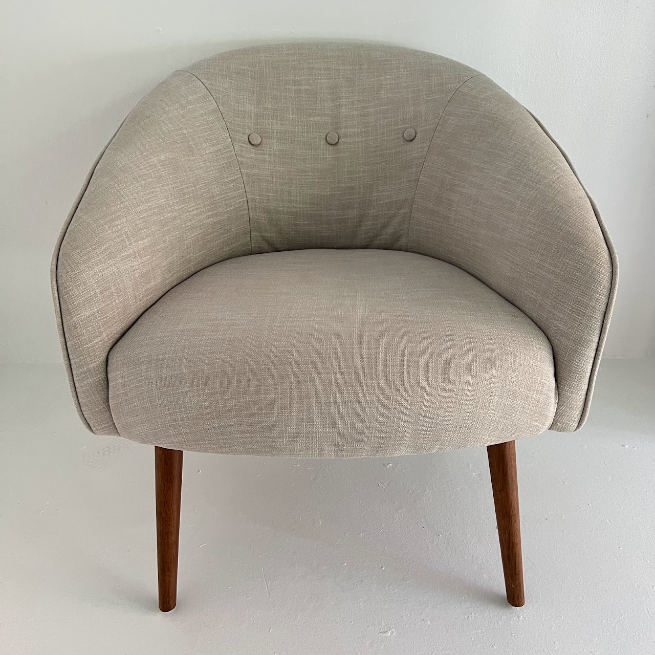 West Elm Shelter-Back Armchair