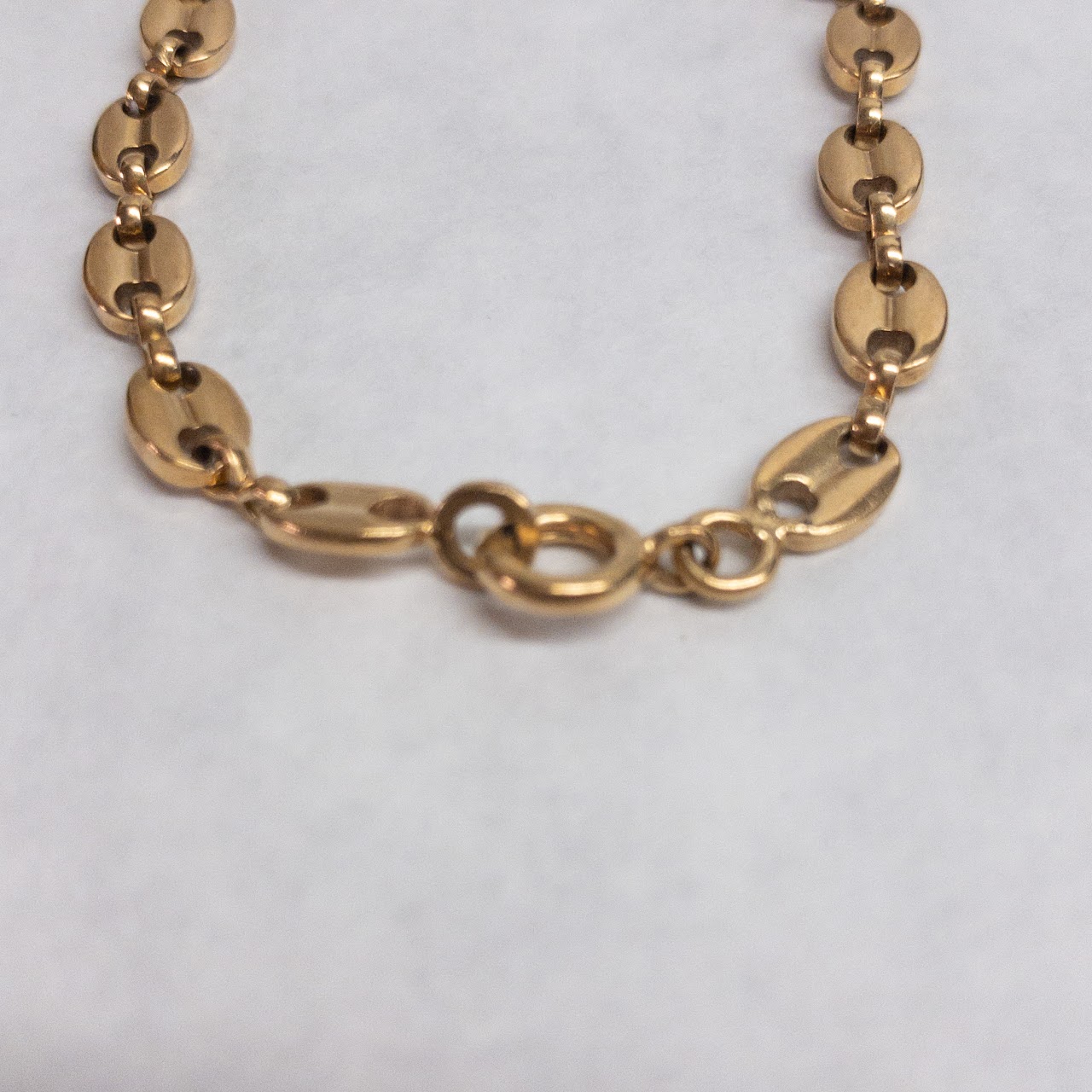 14K Gold Mariner Link Bracelet