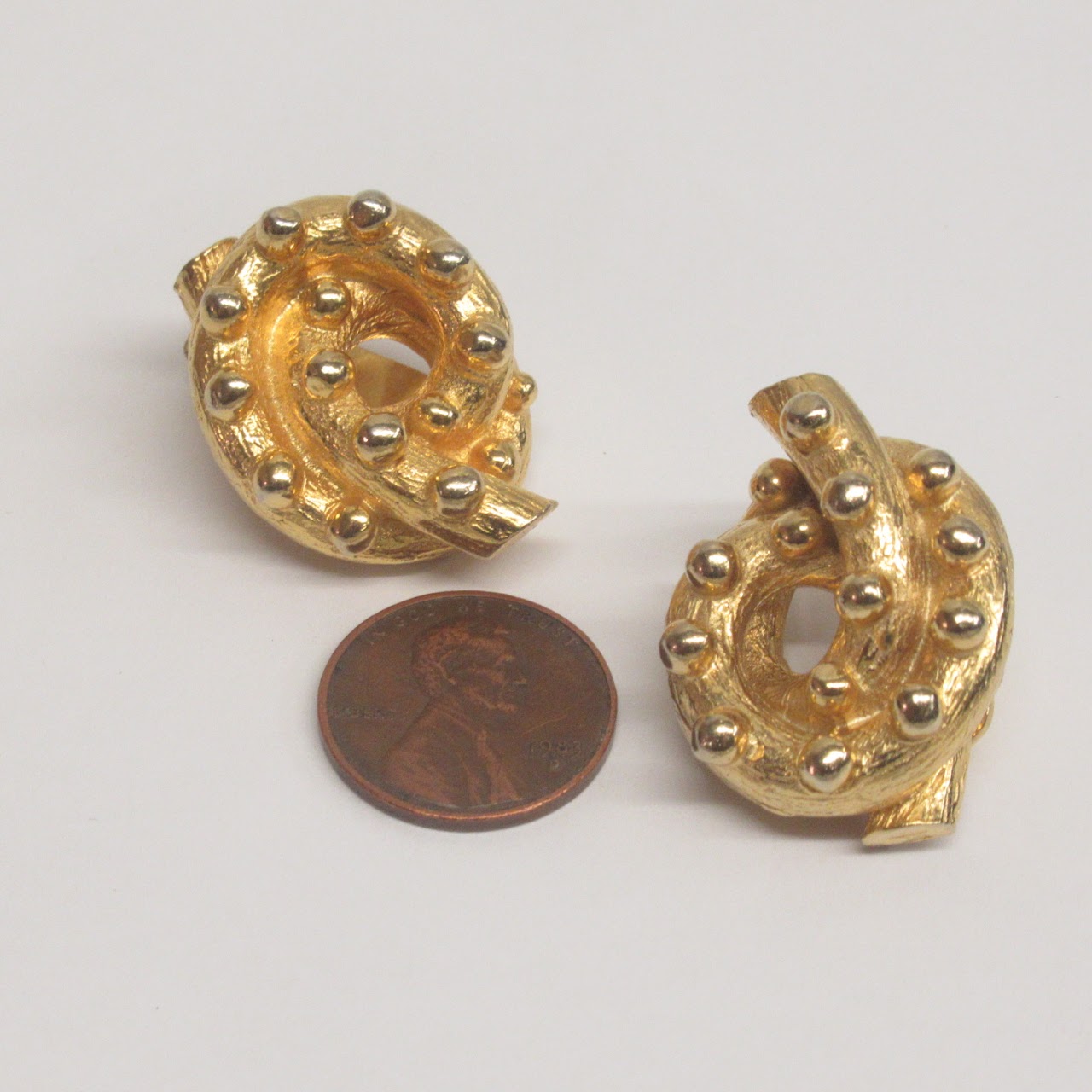 Kenneth Jay Lane Vintage Clip On Earrings