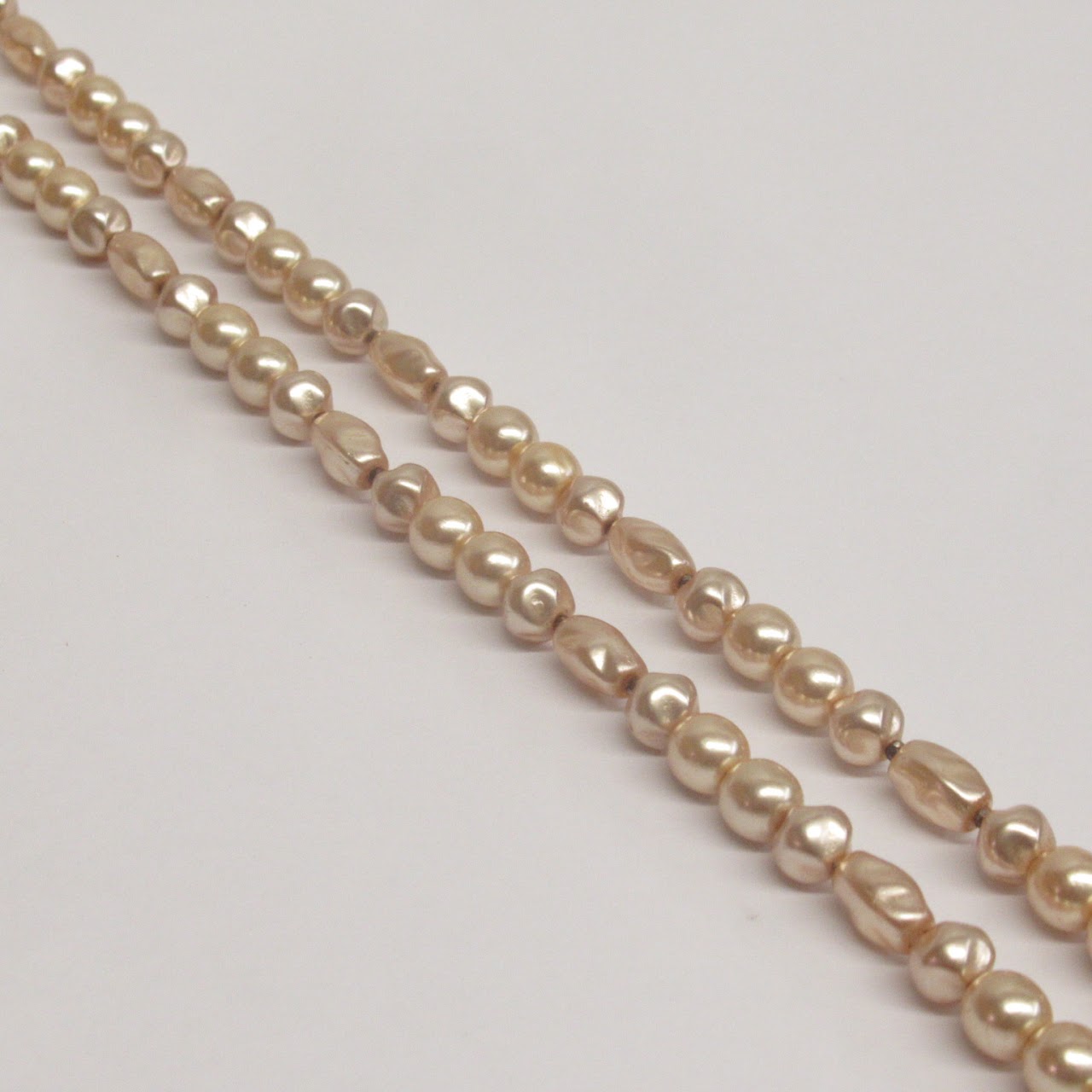 Miriam Haskell Faux Pearl Necklace